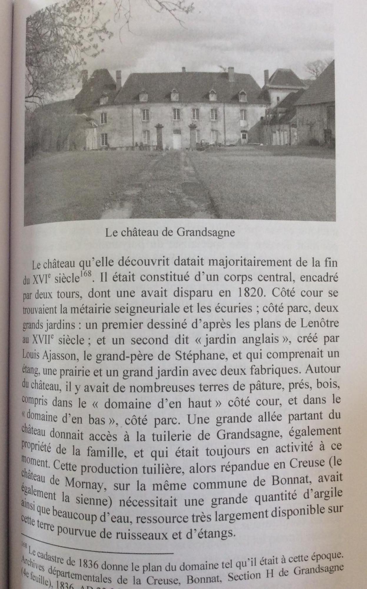 Chateau De Grandsagne Bonnat Exteriör bild